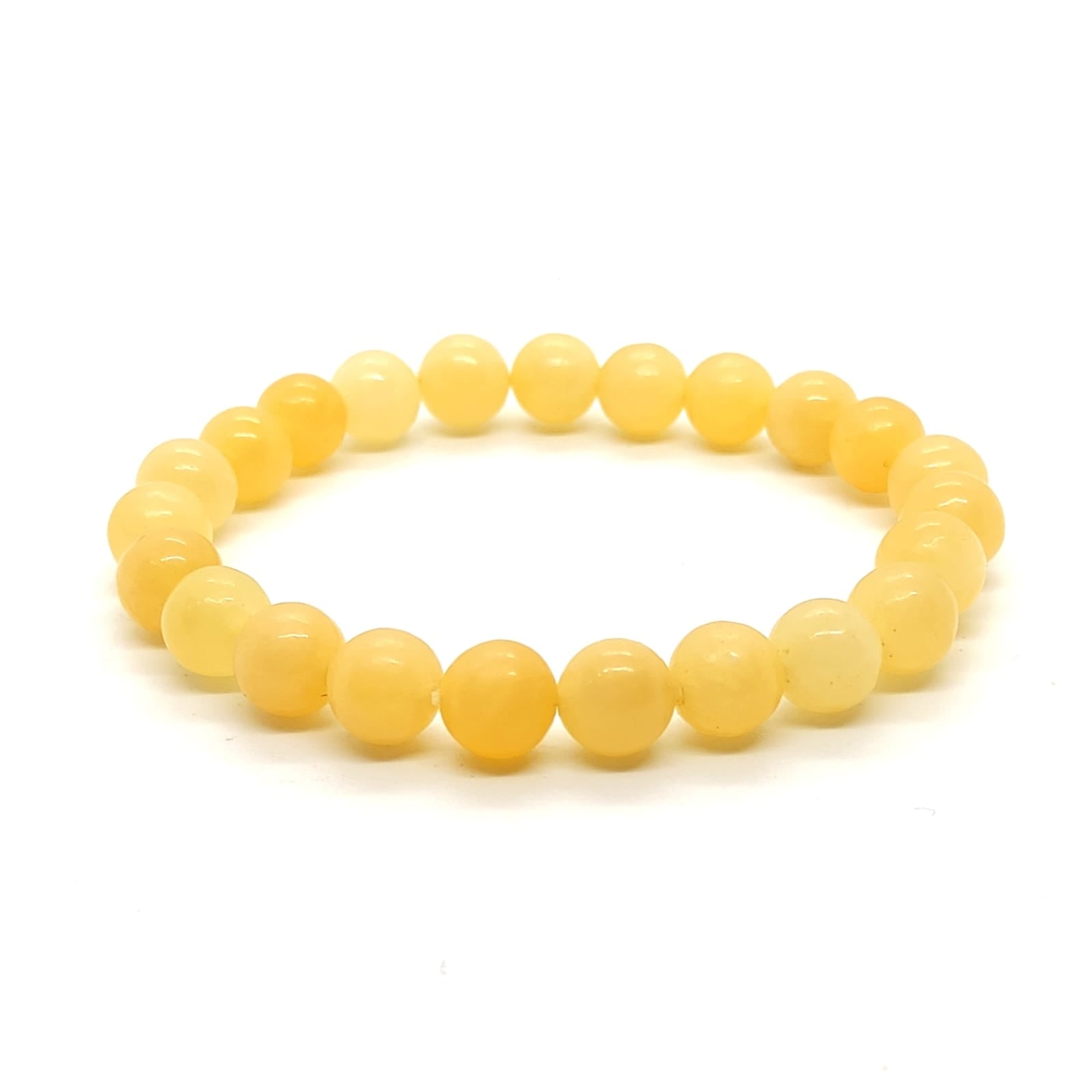 Yellow Calcite Natural With Certified Bracelet